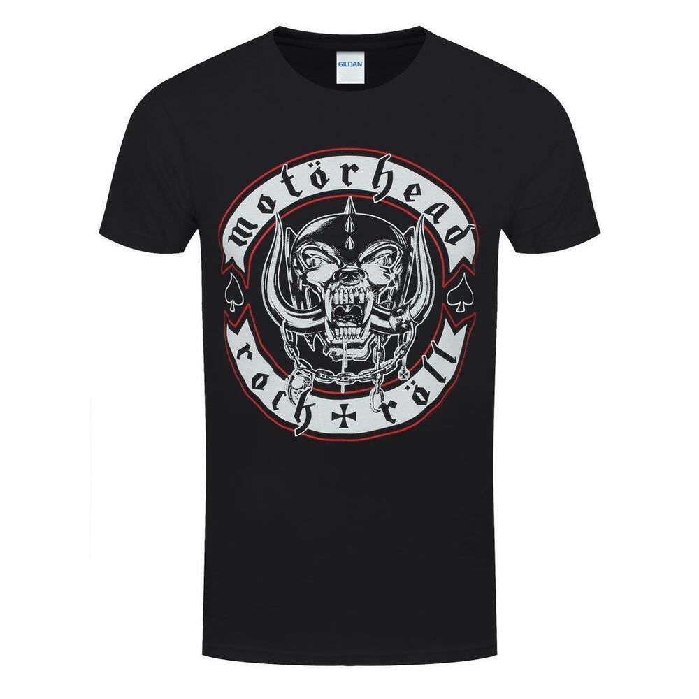 Motorhead Biker Badge Mens Black Tshirt